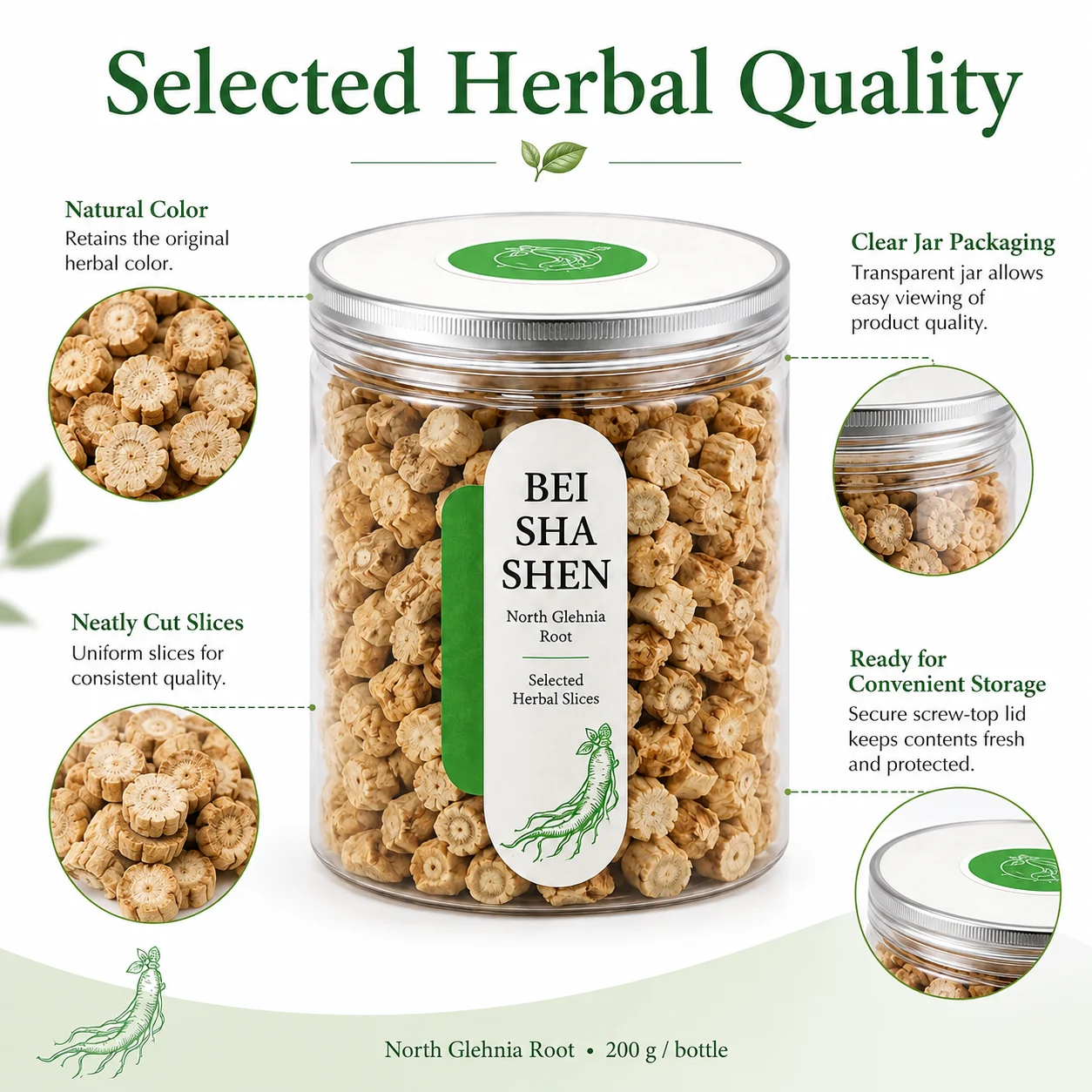 Bei Sha Shen (North Glehnia Root) Slices product detail