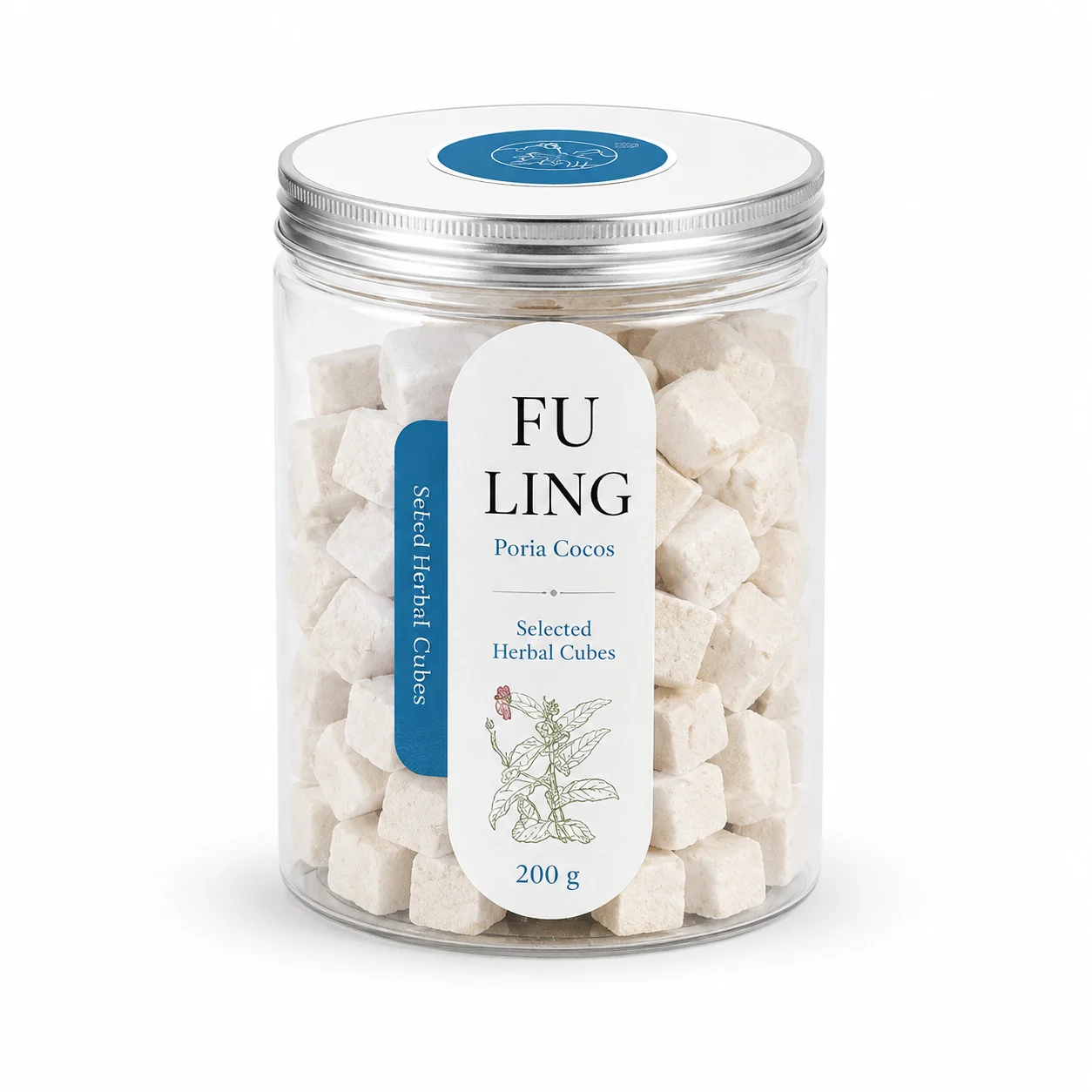 KUNYON Yu Chen Poria Cocos Tablets, made from natural Poria cocos, a traditional herbal ingredient, are used in teas and beverages.
