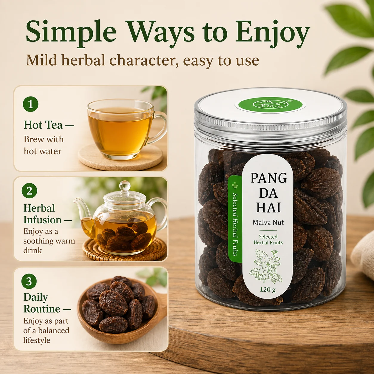 a natural dried herbal ingredient and tea-making plant ingredient. product detail