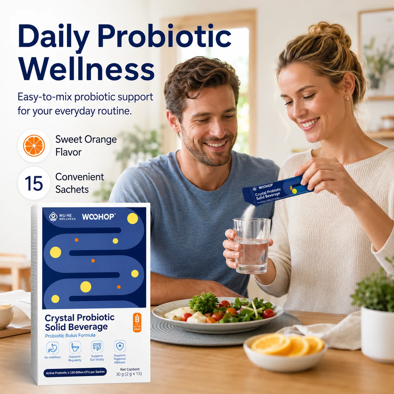 Sports energy supplements/Crystal probiotic solid beverages, nutritional supplements