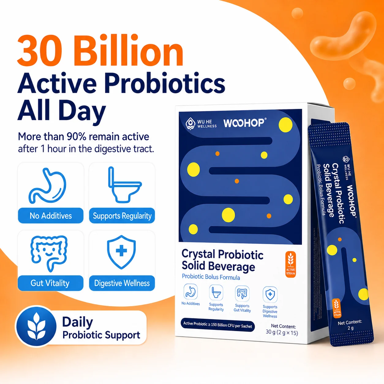 Sports energy supplements/Crystal probiotic solid beverages, nutritional supplements product detail