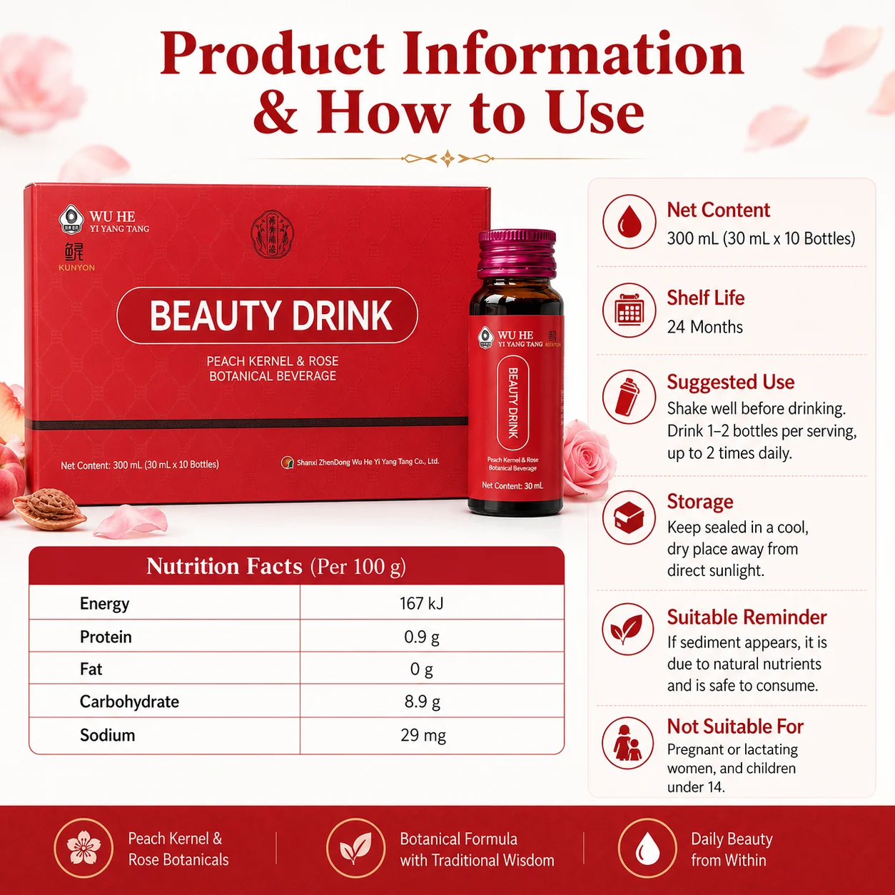 Beauty Botanical Drink product detail
