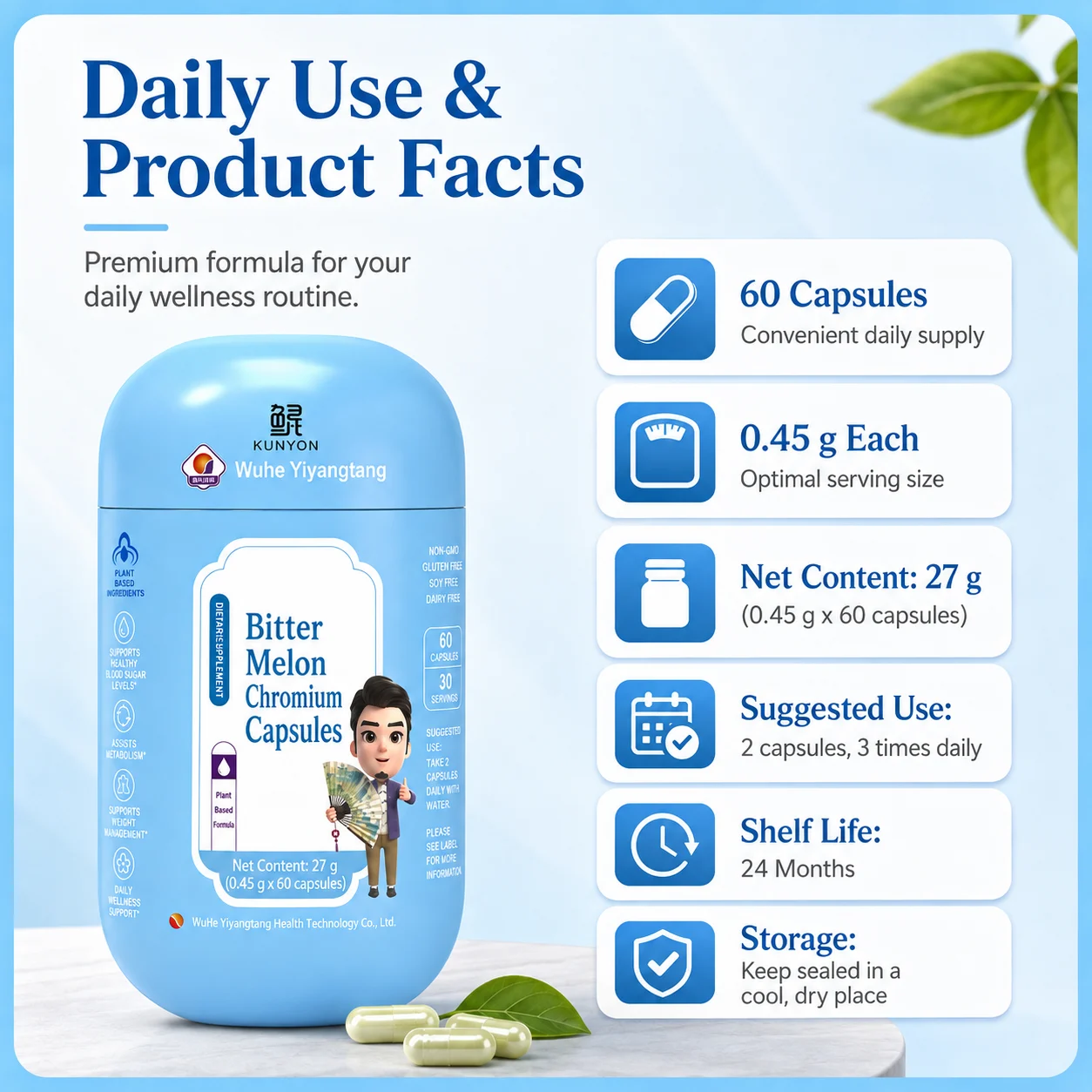 Bitter Melon Chromium Capsules product detail