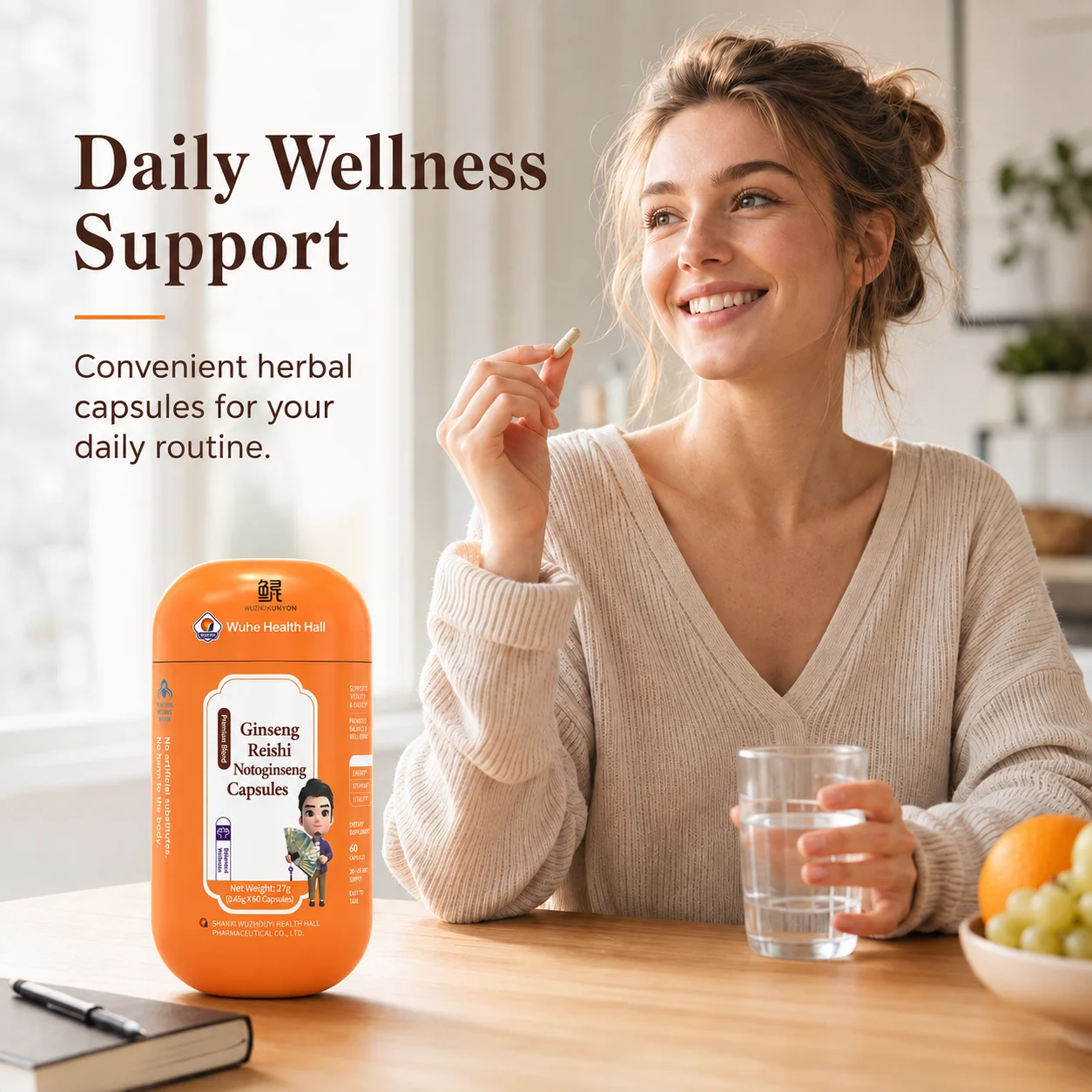 Ginseng Reishi Notoginseng Capsules product detail