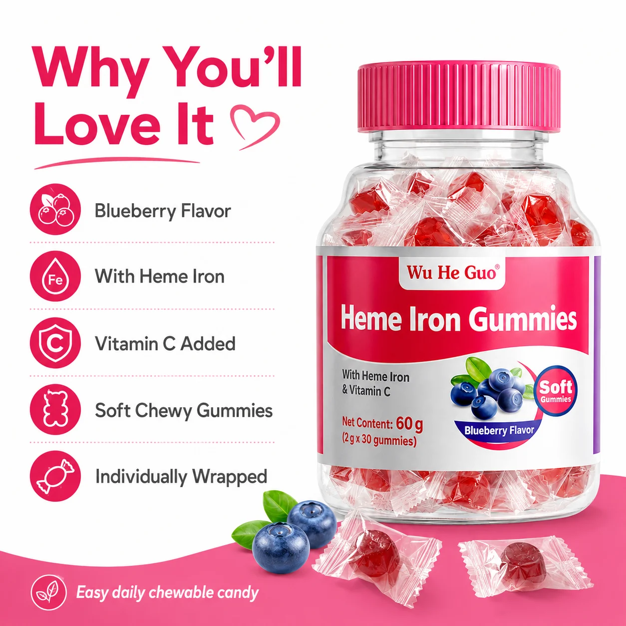 Heme Iron Gummies product detail