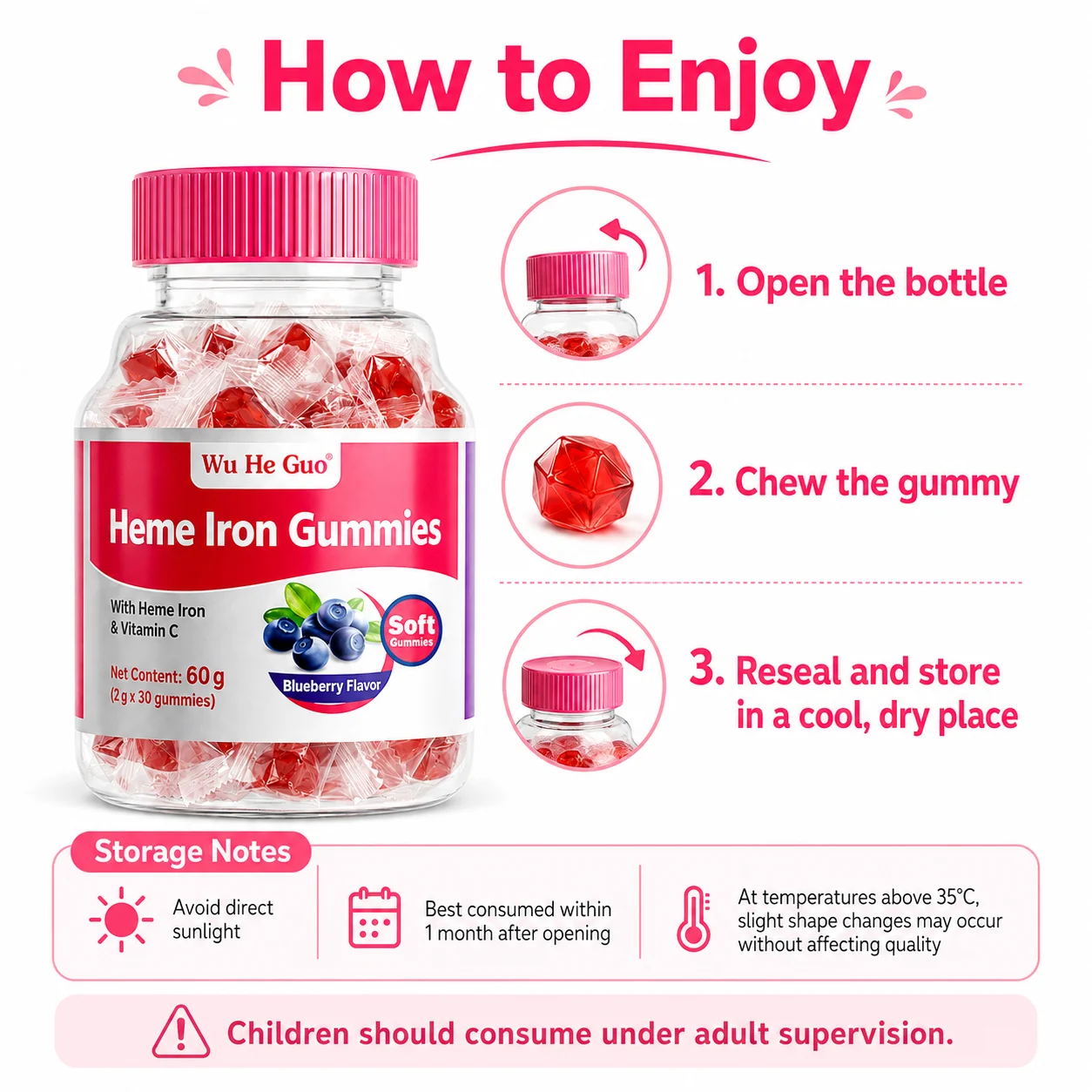 Heme Iron Gummies product detail