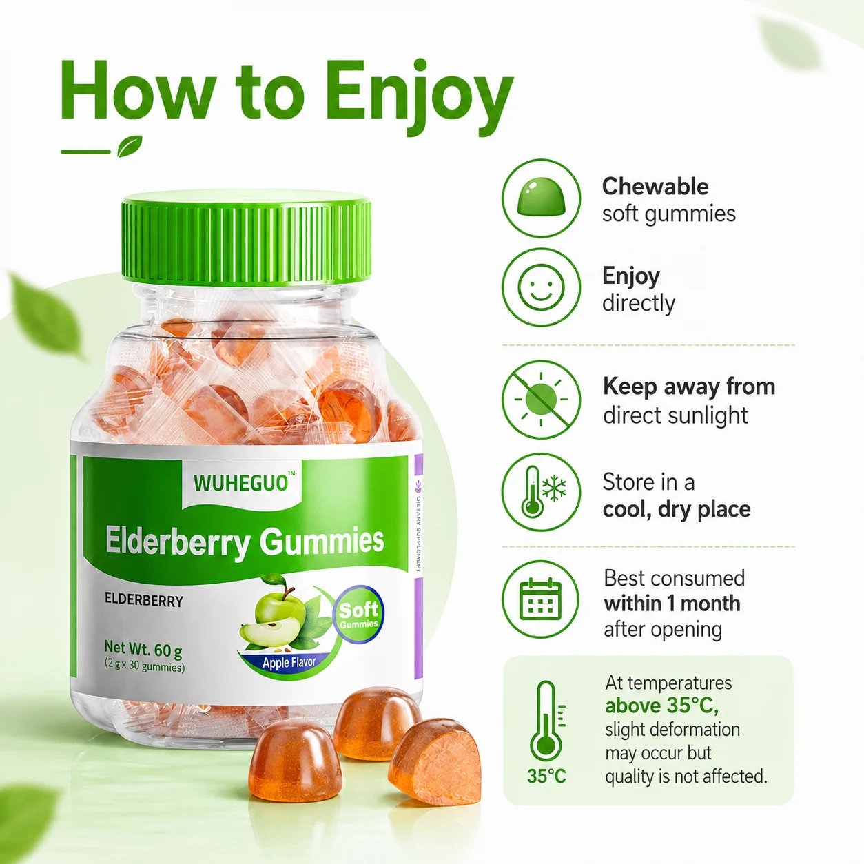 Elderberry Gummies product detail