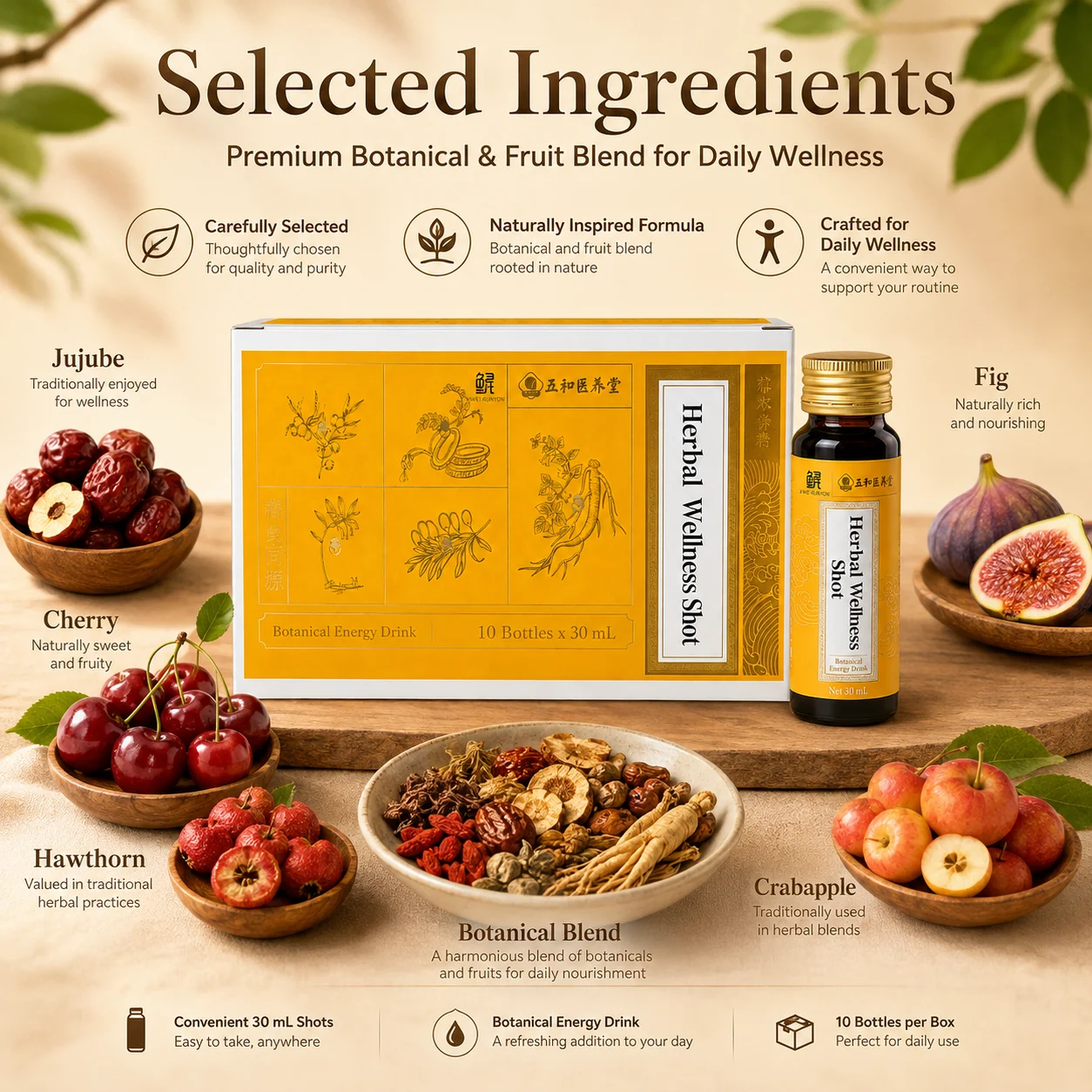 Men's Herbal Health Drink, a herbal energy drink with carefully selected herbal ingredients, for daily health support. product detail