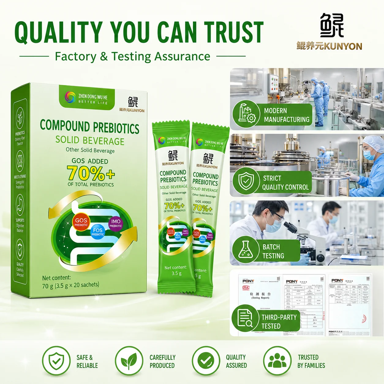 Compound Prebiotics Solid Beverage product detail
