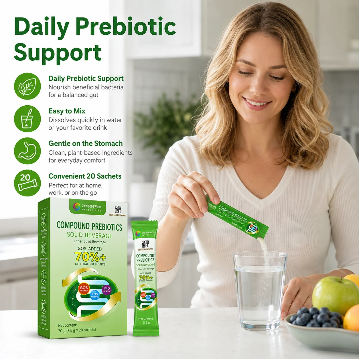 Compound Prebiotics Solid Beverage product detail