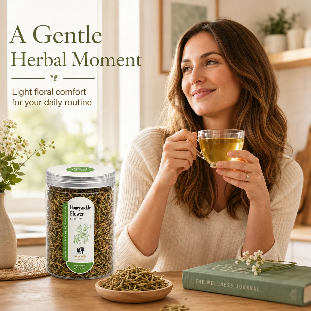 Selected Jin Yin Hua Dried Herbal Flower Tea product detail