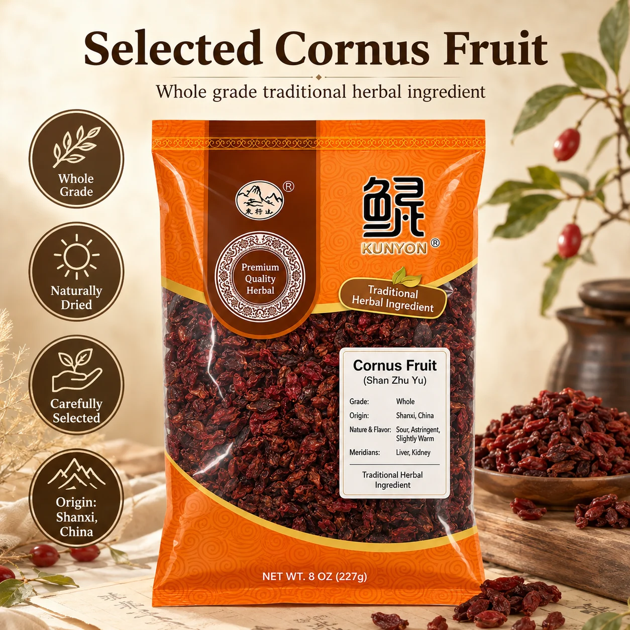Whole Dried Traditional Herbal Ingredient product detail