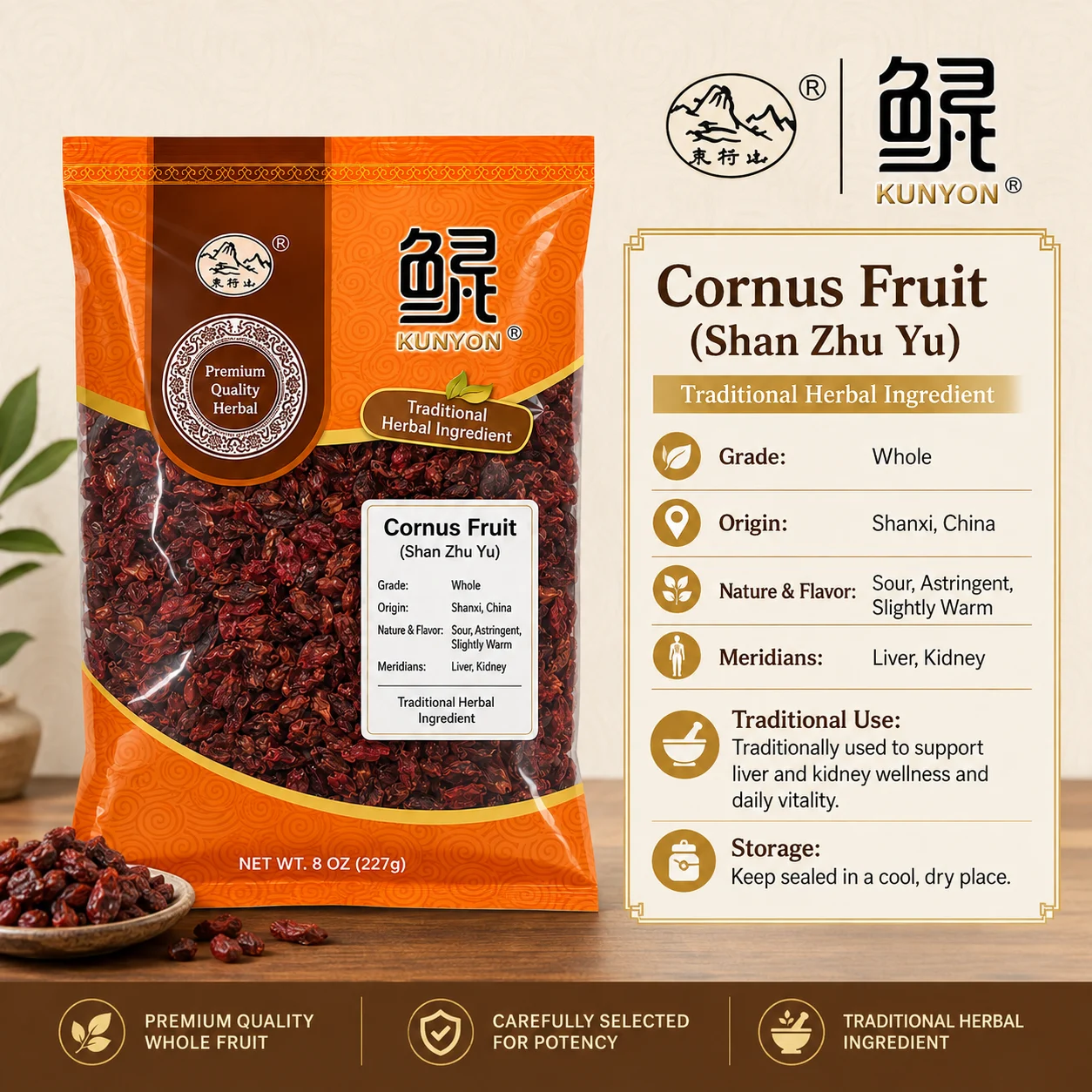 Whole Dried Traditional Herbal Ingredient product detail