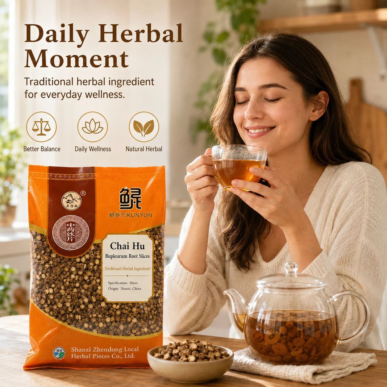 Chai Hu (Bupleurum Root) – Traditional Herbal Slices product detail