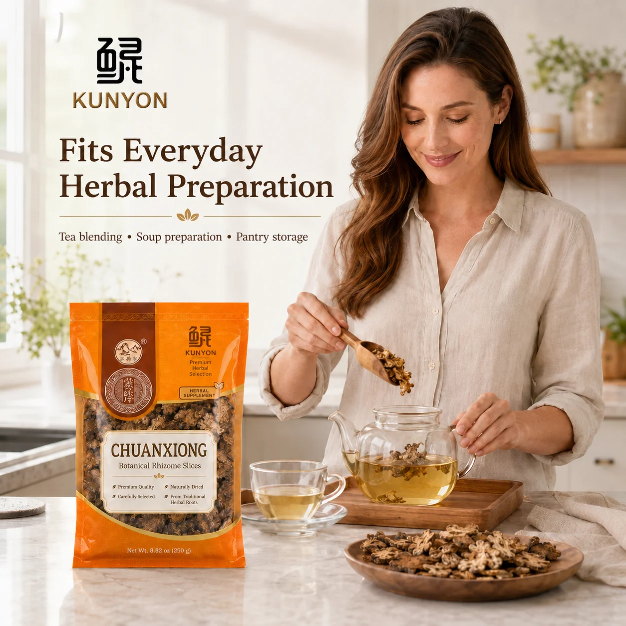 Chuanxiong Botanical Rhizome Slices product detail