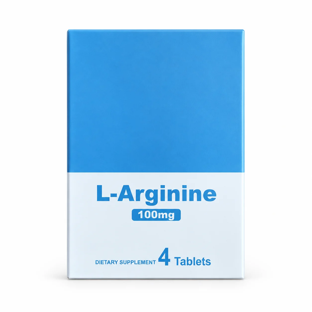 L-Arginine 100mg for Men, 4 Tablets Dietary Supplement for Energy & Vitality Support, OEM ODM Private Label product detail