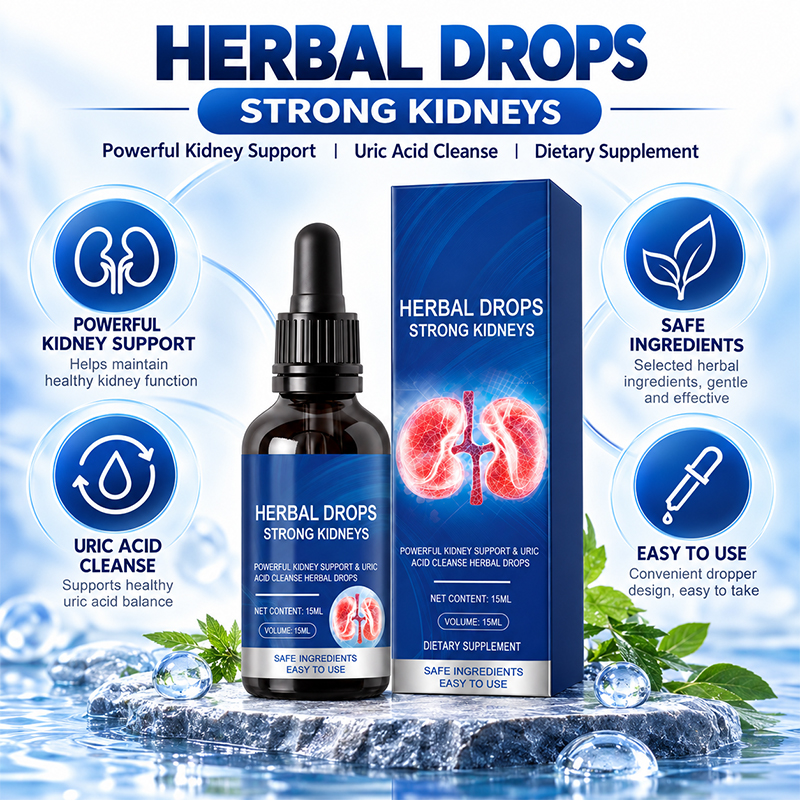 Strong Kidneys Herbal Drops, Kidney Support & Uric Acid Cleanse Dietary Supplement product detail