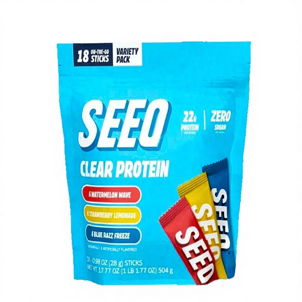 Clear Protein Powder Sticks, 22g Protein Per Stick, Zero Sugar, 18 Count Variety Pack, Watermelon Strawberry Lemonade & Blue Razz Flavors, On-the-Go Protein Drink Mix, OEM ODM Private Label Wholesale product detail