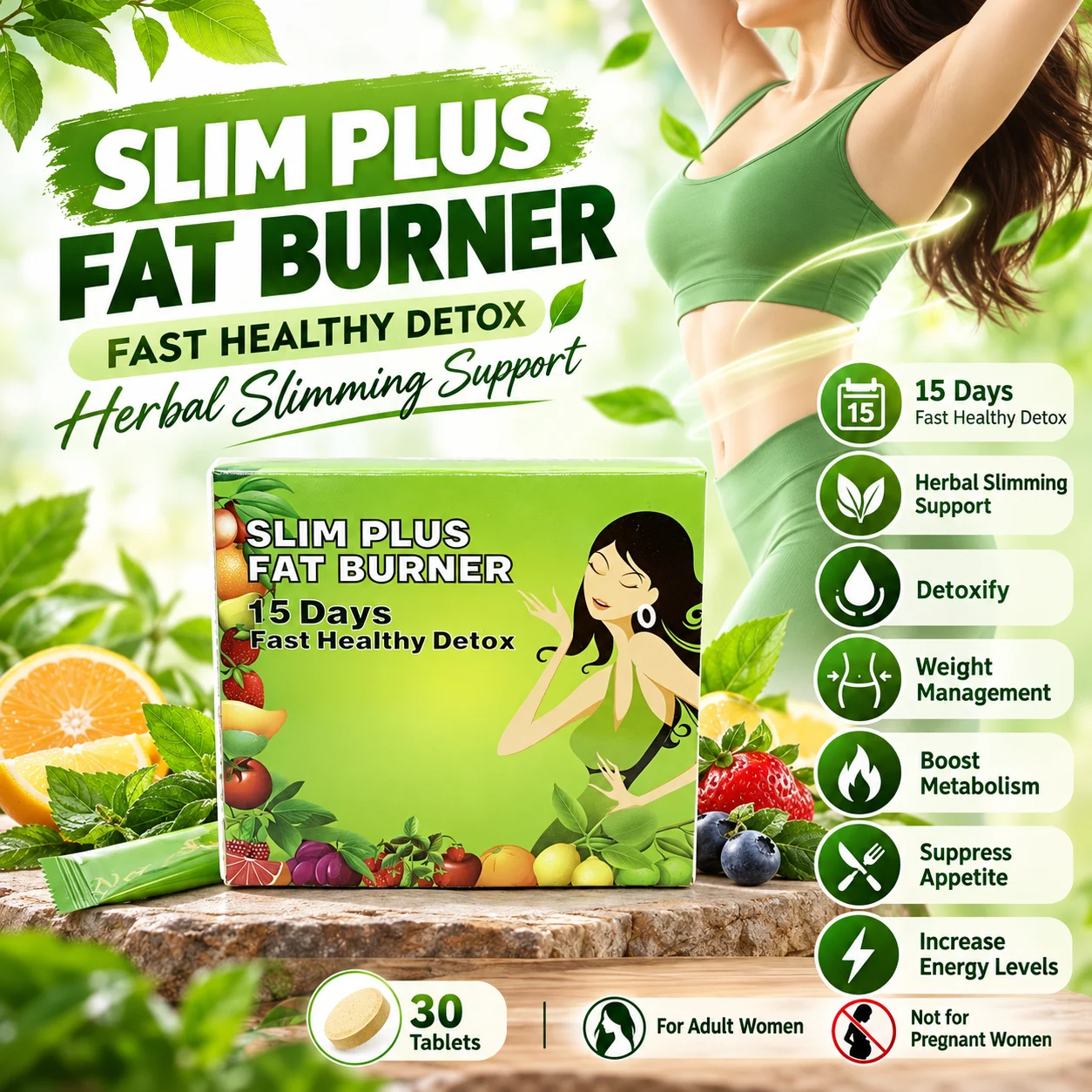Herbal Supplement Tablets for Women, 30 Count | OEM/ODM product detail