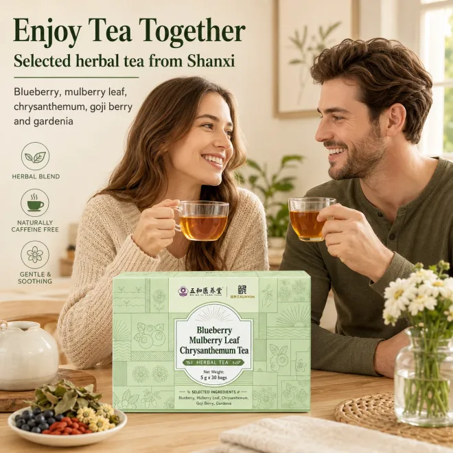 Blueberry Mulberry Leaf Chrysanthemum Tea