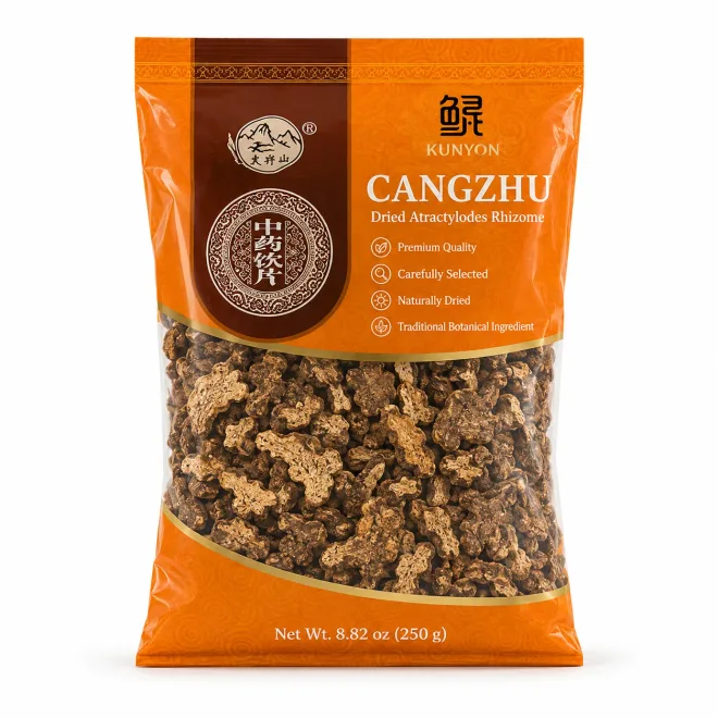 Cangzhu Dried Atractylodes Rhizome 250g/Herbal Drink, Herbal supplement, nourishing herbal tea