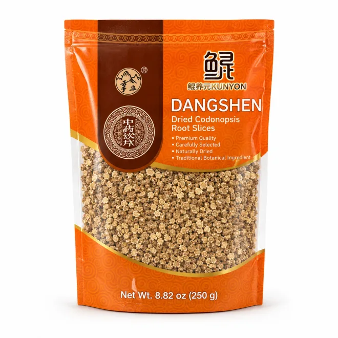 KUNYON Dangshen Dried Codonopsis Root Slices 250g, Naturally Dried Traditional Botanical Ingredient